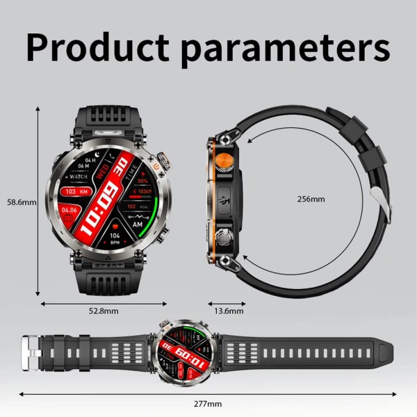 Smartwatch Bakeey  HT30 - Green Camo