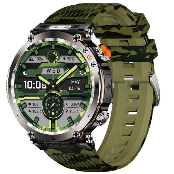 Smartwatch Bakeey  HT30 - Green Camo