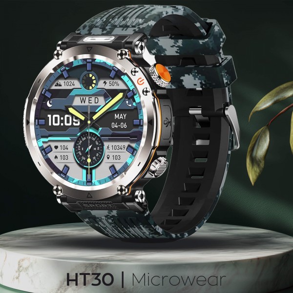 Smartwatch Microwear   HT30 - Blue Camo