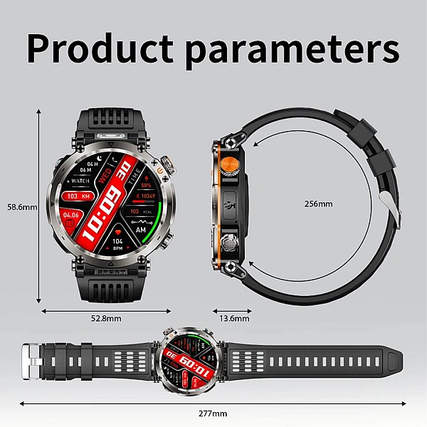 Smartwatch Microwear   HT30 - Blue Camo Smartwatch Microwear   HT30 - Blue Camo