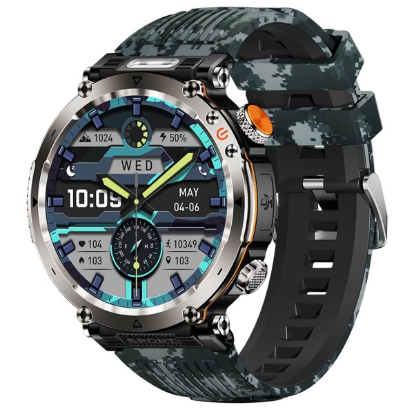 Smartwatch Bakeey  HT30 - Blue Camo