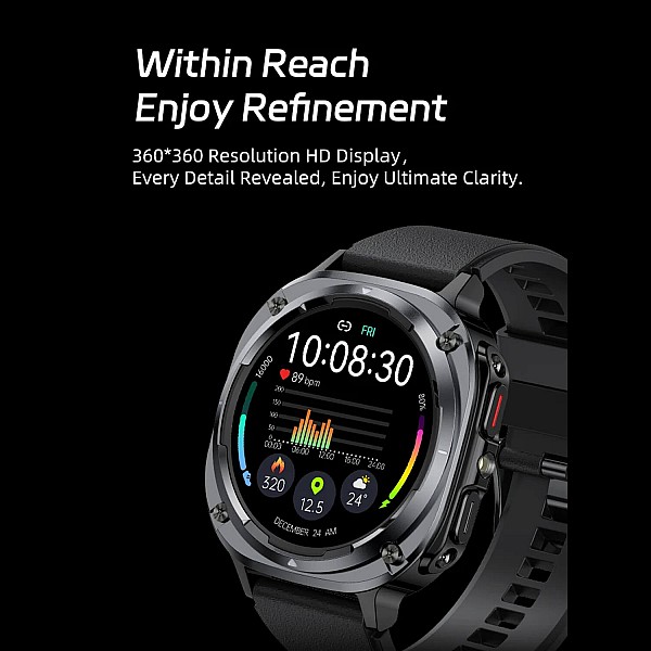 Smartwatch Microwear S90 - Black
