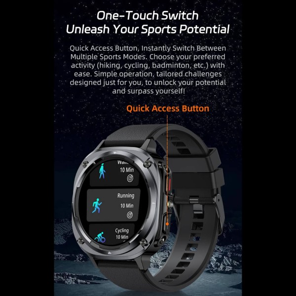 Smartwatch Microwear S90 - Blue