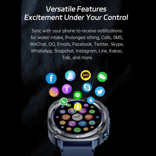Smartwatch Microwear S90 - Blue