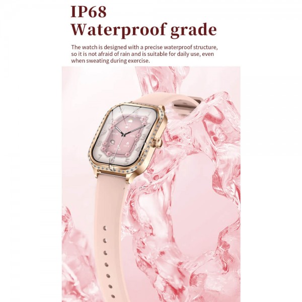 Smartwatch Microwear MK88 - Silver Steel