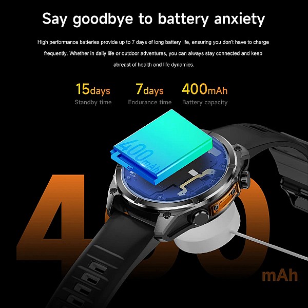 Smartwatch Microwear - HD300 Black Steel Smartwatch Microwear - HD300 Black Steel