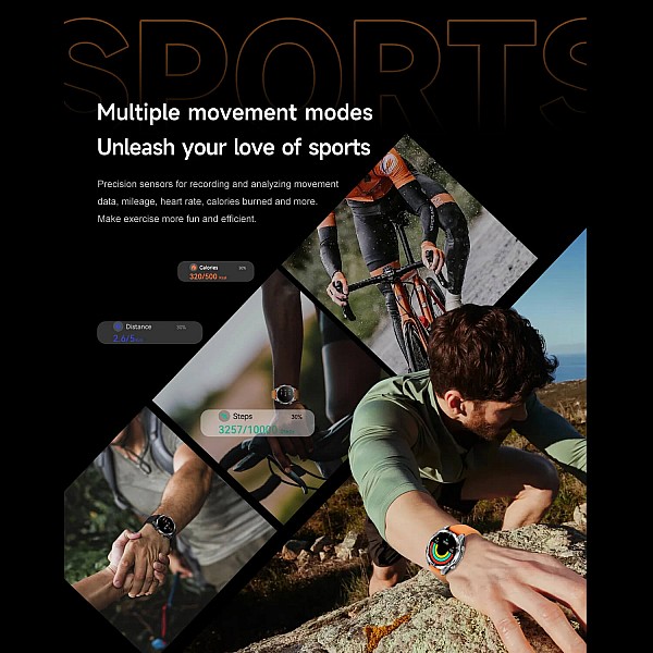 Smartwatch Microwear - HD300 Black Steel Smartwatch Microwear - HD300 Black Steel