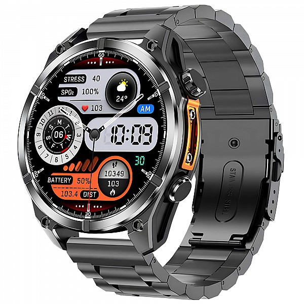 Smartwatch Microwear - HD300 Black Steel