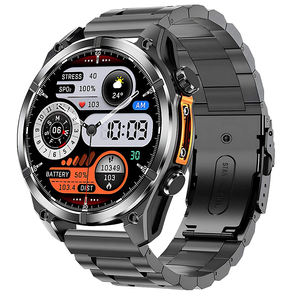 Smartwatch Microwear - HD300 Black Steel