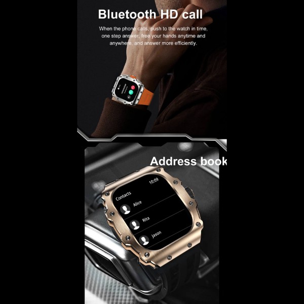 Smartwatch Microwear AK65 - Blue Silicone