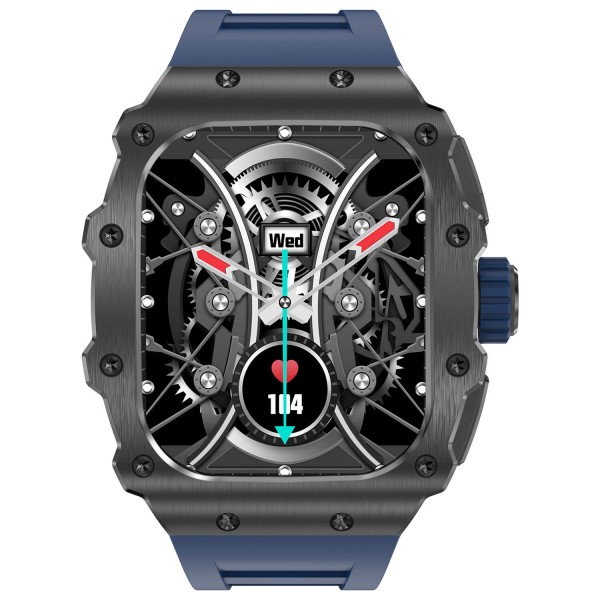 Smartwatch Microwear AK65 - Blue Silicone