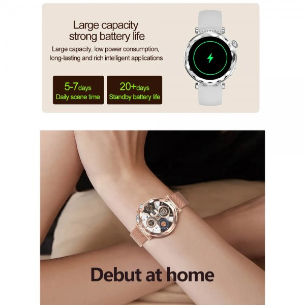 Smartwatch Microwear HK88 - Silve Steel