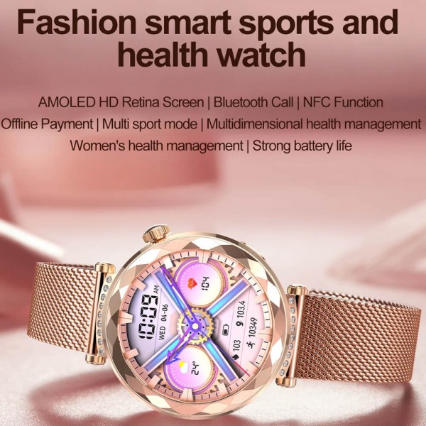 Smartwatch Microwear HK88 - Silve Steel