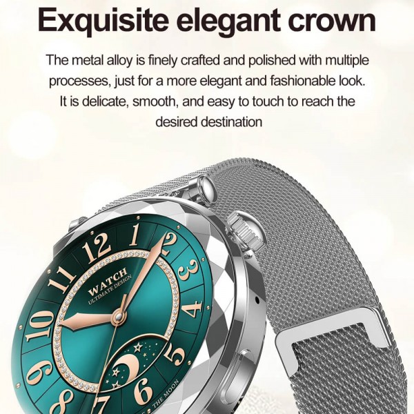 Smartwatch Microwear HK88 - Silve Steel