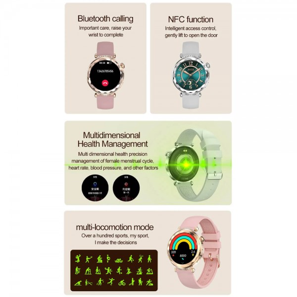 Smartwatch Microwear HK88 - Silve Steel