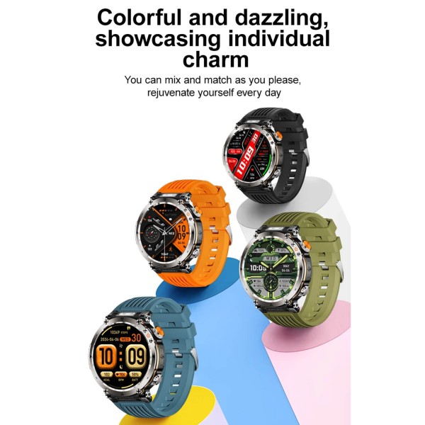 Smartwatch Microwear   HT30 - Black Steel