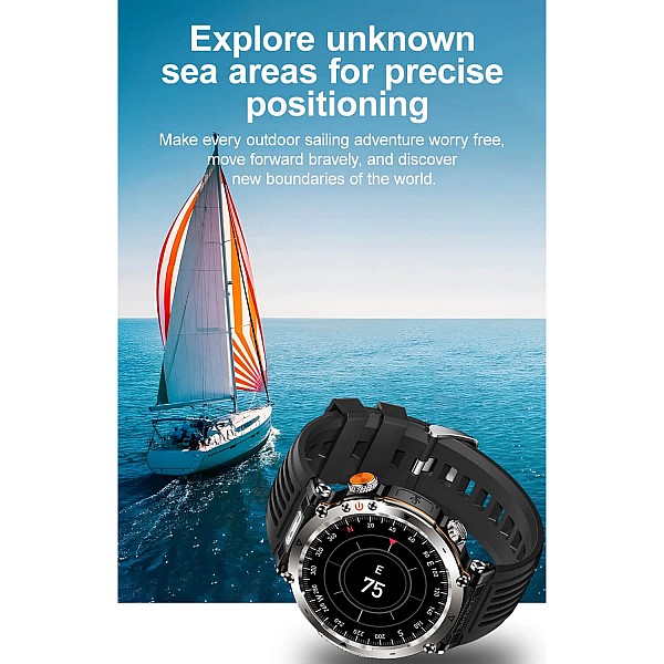 Smartwatch Microwear   HT30 - Black Steel