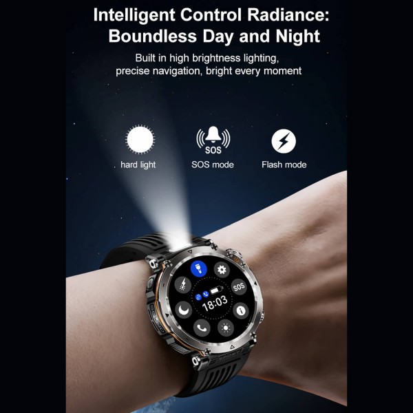 Smartwatch Microwear   HT30 - Black Steel
