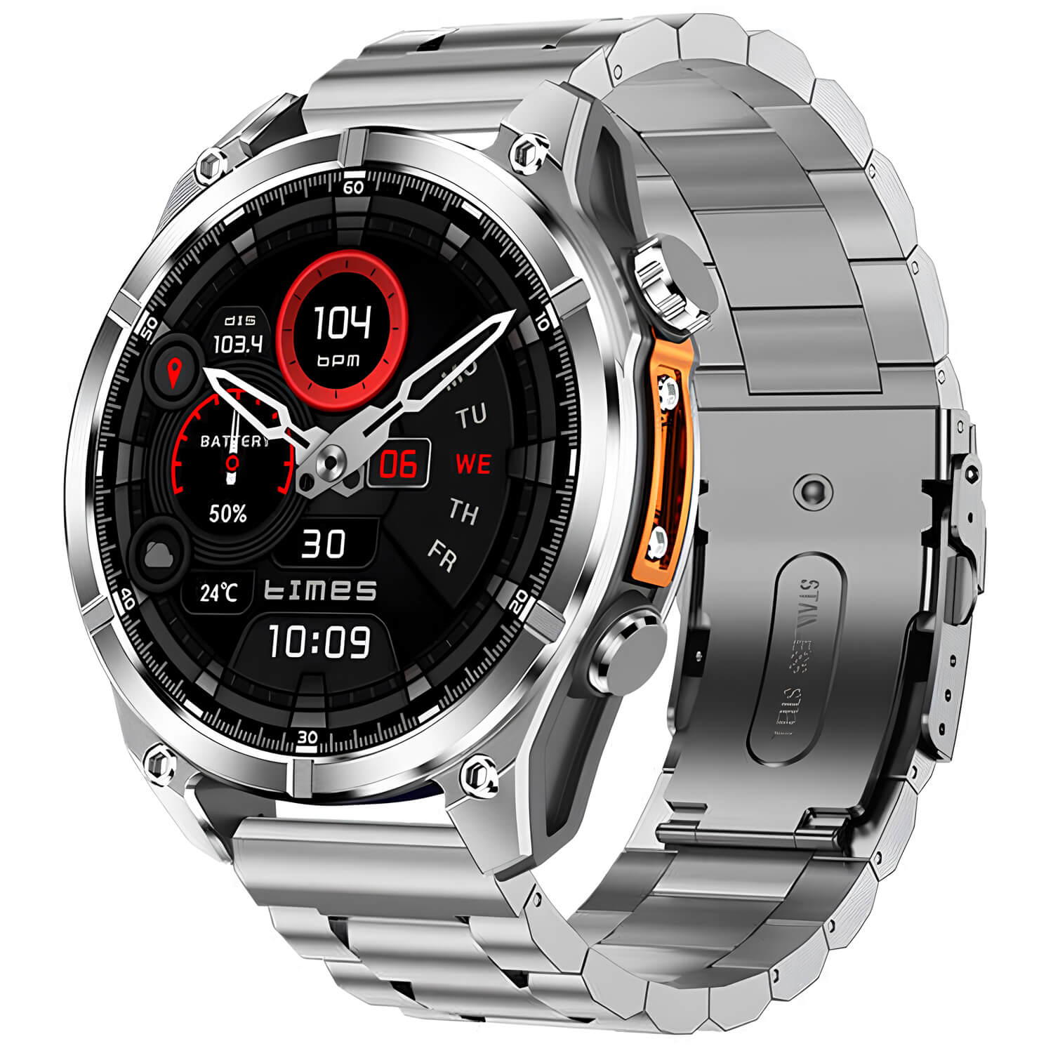 Smartwatch Microwear - HD300 Silver Steel