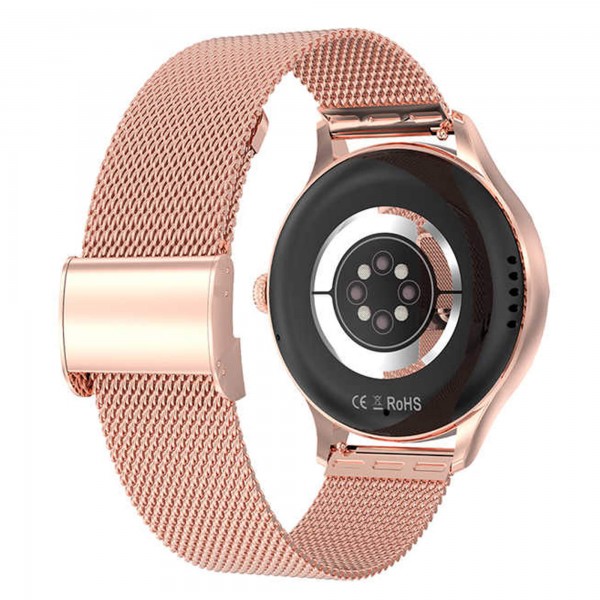 Smartwatch Microwear DTS - Gold Rose Steel