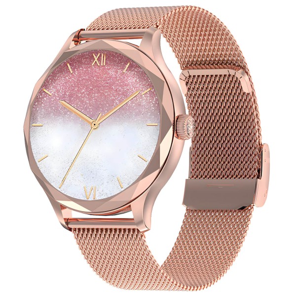 Smartwatch Microwear DTS - Gold Rose Steel
