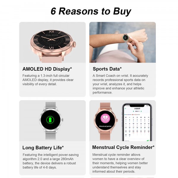 Smartwatch Microwear DTS - Silver Steel