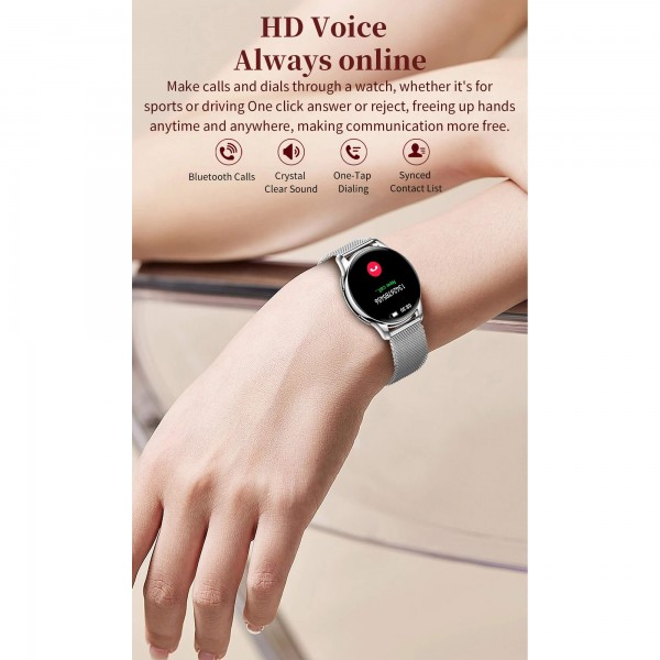 Smartwatch Microwear Y11 - Black Steel