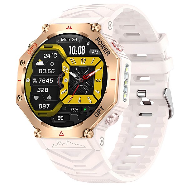 Smartwatch Microwear KC91 - Pink Silicone