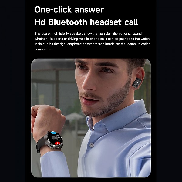 Smartwatch Microwear DK56 -  Black Silicone