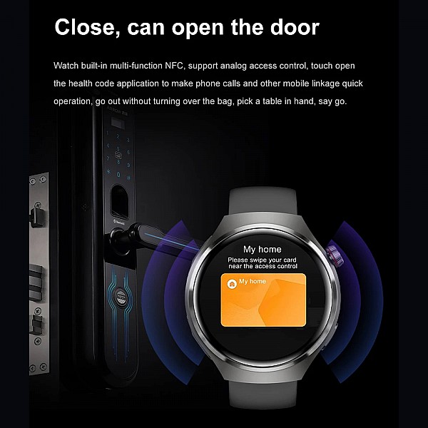 Smartwatch Microwear DK56 -  Black Silicone
