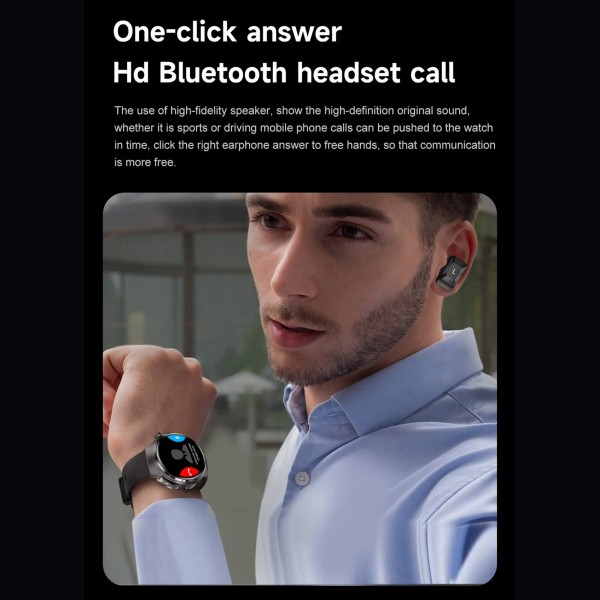 Smartwatch Microwear DK56 -  Black Silicone