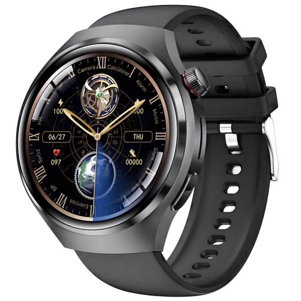 Smartwatch Microwear DK56 -  Black Silicone
