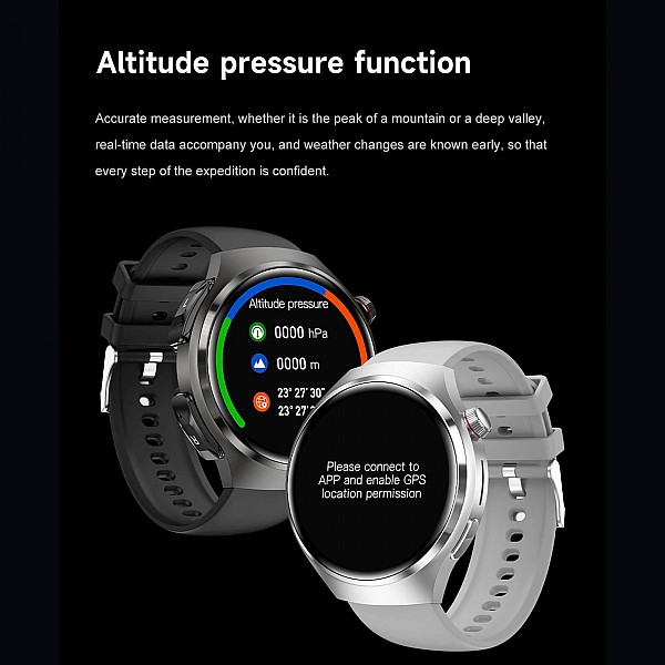 Smartwatch Microwear DK56 -  Black Silicone