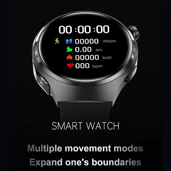 Smartwatch Microwear DK56 -  Black Silicone