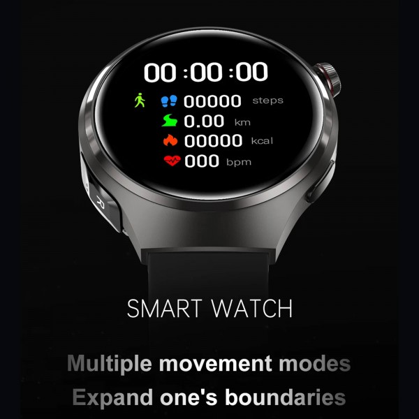 Smartwatch Microwear DK56 -  Black Silicone