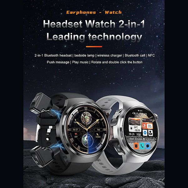 Smartwatch Microwear DK56 -  Black Silicone