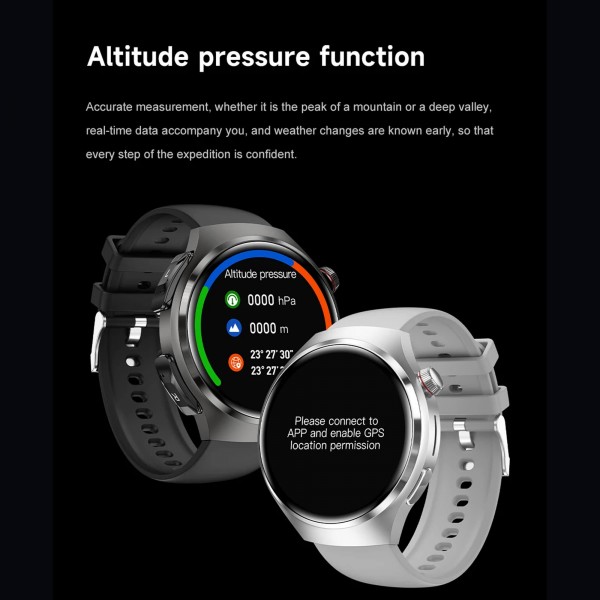 Smartwatch Microwear DK56 -  Black Silicone