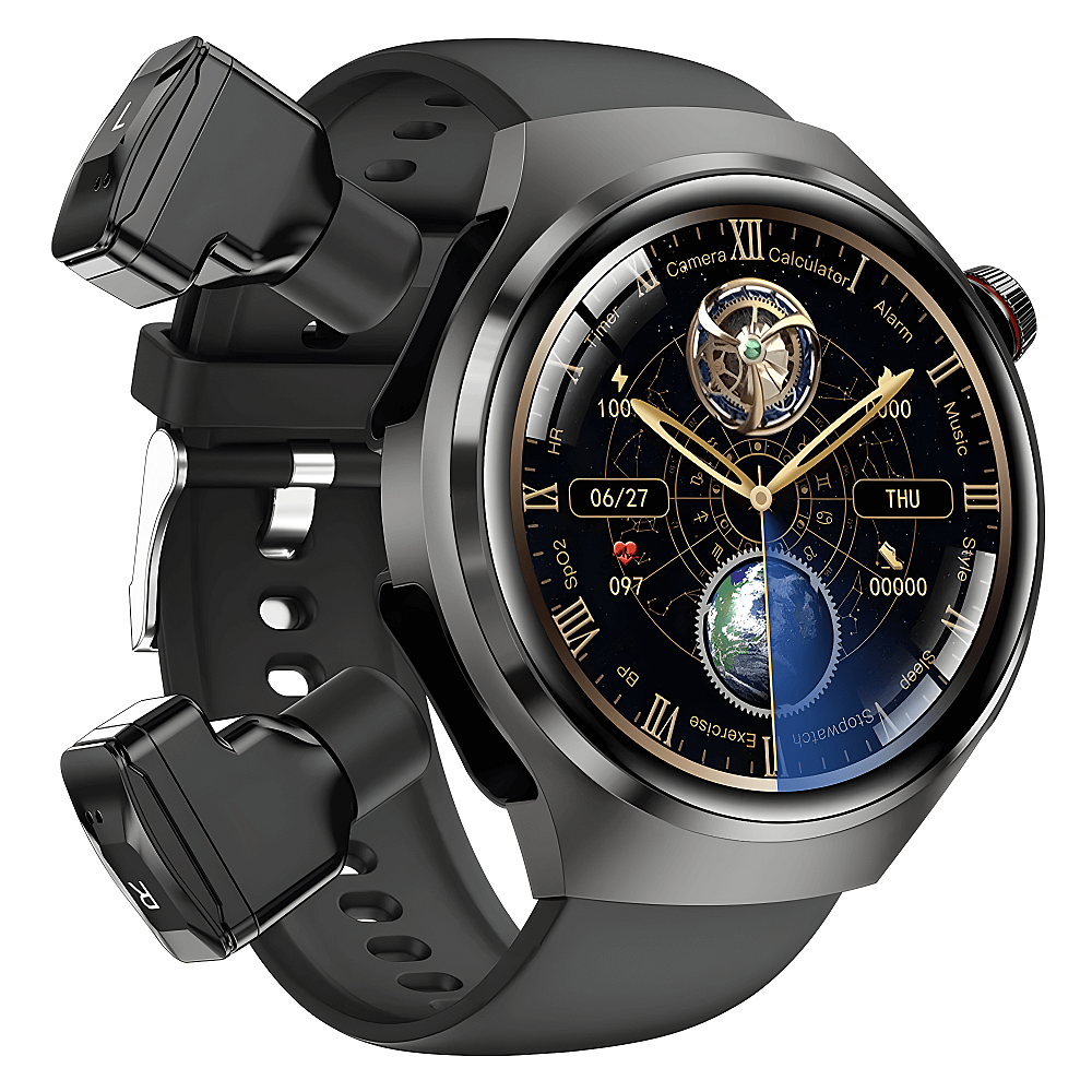 Smartwatch Microwear DK56 -  Black Silicone