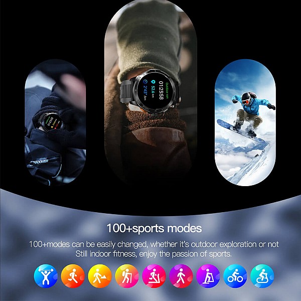 Smartwatch Microwear AK77 - Silver Steel Smartwatch Microwear AK77 - Silver Steel