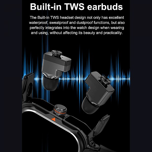 Smartwatch Microwear G55 -  Black Silicone Smartwatch Microwear G55 -  Black Silicone