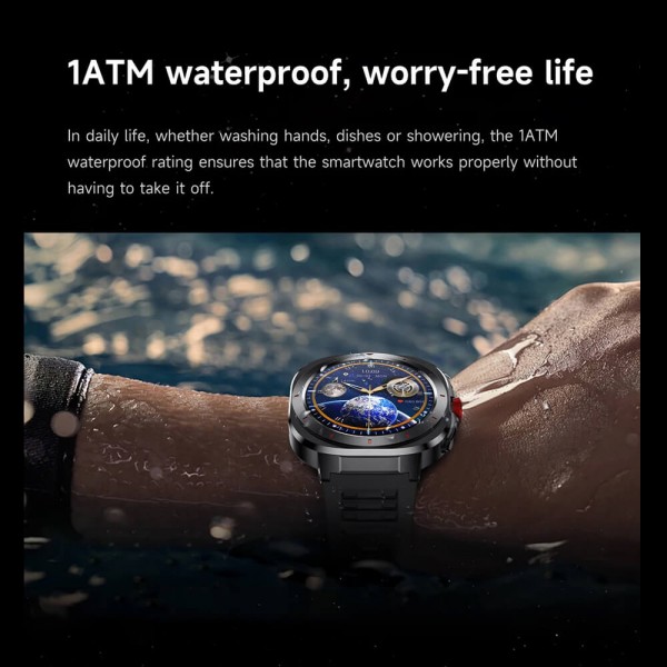 Smartwatch Microwear G33 - Black Steel