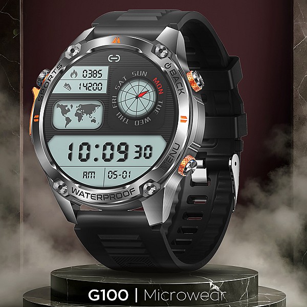 Smartwatch Microwear G100 GPS  - Black