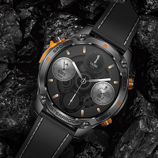 Smartwatch Microwear G100 GPS  - Brown