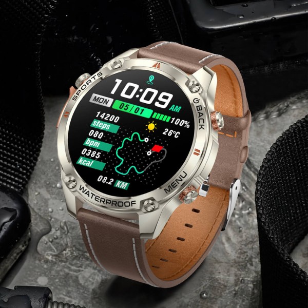 Smartwatch Microwear G100 GPS  - Brown