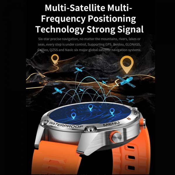 Smartwatch Microwear G100 GPS  - Brown