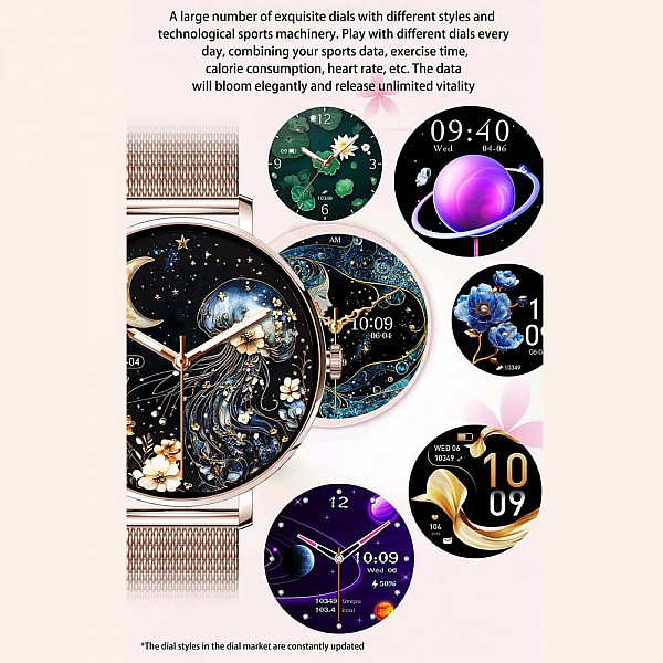 Smartwatch Microwear NX21 -  Gold Steel