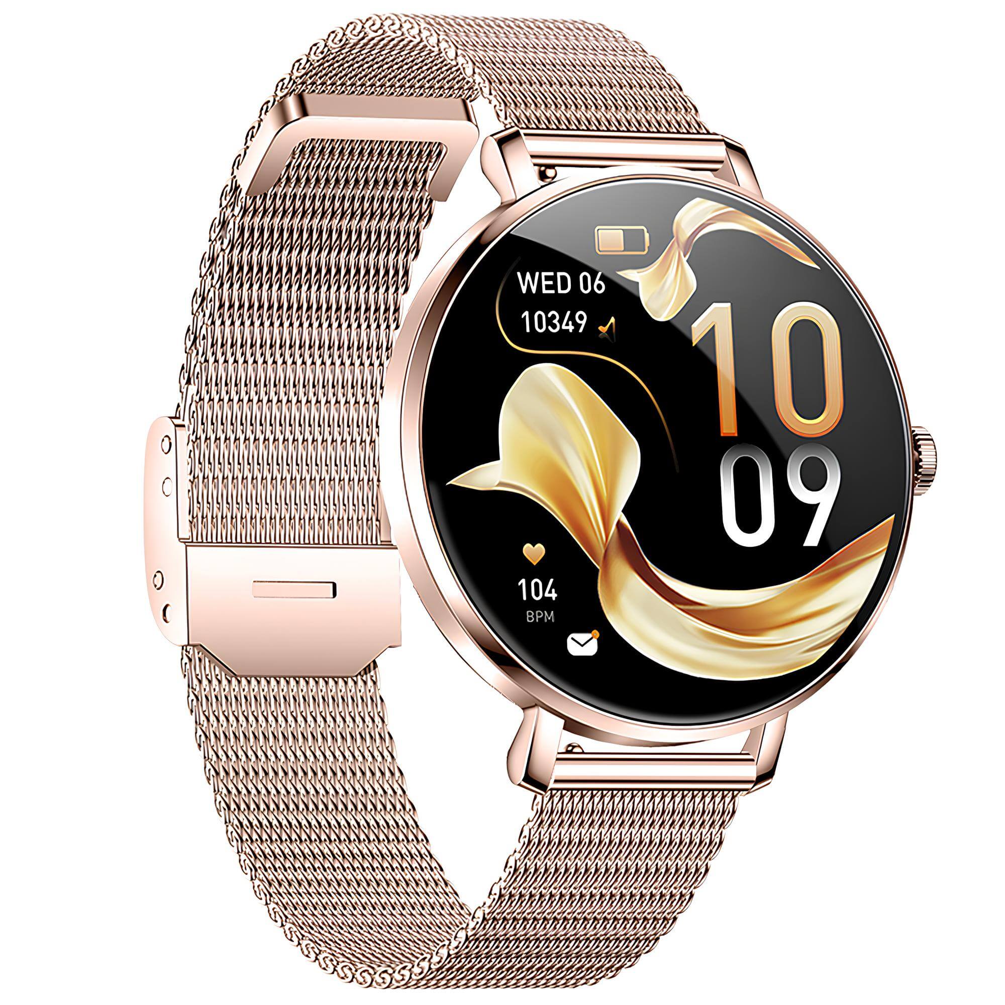 Smartwatch Microwear NX21 -  Gold Steel