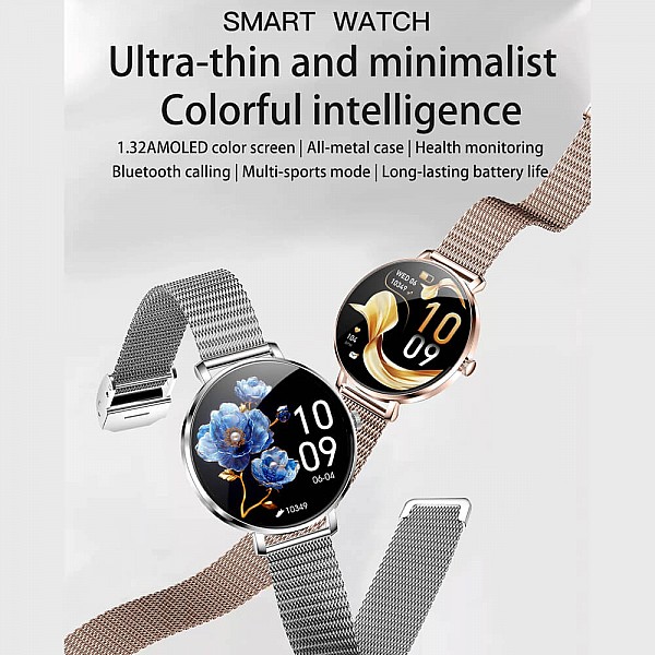 Smartwatch Microwear NX21 - Silver Steel Smartwatch Microwear NX21 - Silver Steel