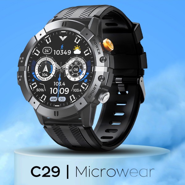 Smartwatch Microwear C29 - Black 