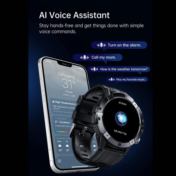 Smartwatch Microwear C29 - Black 